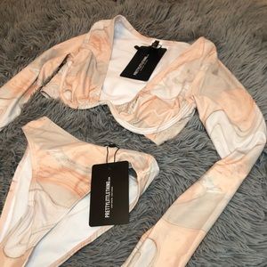 PRETTY LITTLE THING HIGH WAIST SWIMSUIT